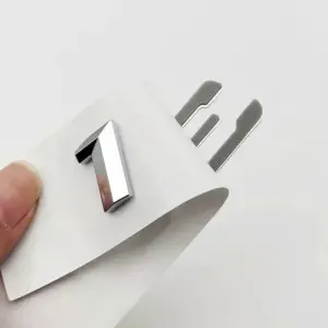 BMW Chrome Trunk Badge Sticker for Models 2008-2023 11 S51e1eed016ae48d9bfe15c874113d25d5