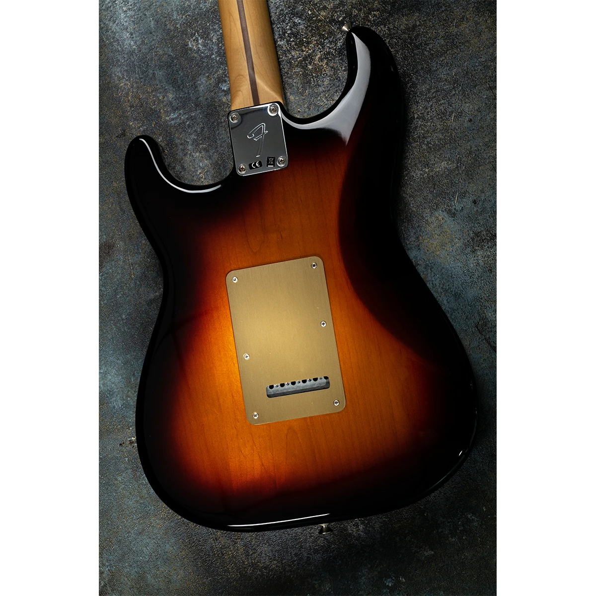 Gold Anodized Fender Stratocaster Backplate 5 Gold Anodized Fender Stratocaster Backplate - Image 5