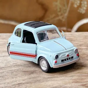 Vintage FIAT MINI Diecast Car Model 1:36 Scale 12 S51e95b8df29d4907af7f0b5a72ab3051l