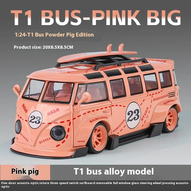1:24 Scale Vintage Volkswagen T1 Bus Model 7 1:24 Scale Vintage Volkswagen T1 Bus Model - Image 7