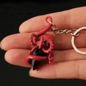 Octopus Keychain with Vibrant Colors 8 S52543aeb65b34266aafbae3720a600a0Y