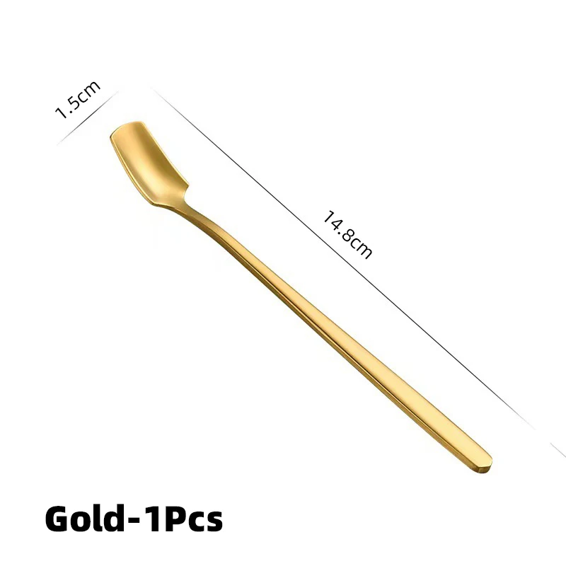 Elegant Gold Stainless Steel Stirring Spoon 14.8cm 8 Elegant Gold Stainless Steel Stirring Spoon 14.8cm - Image 8