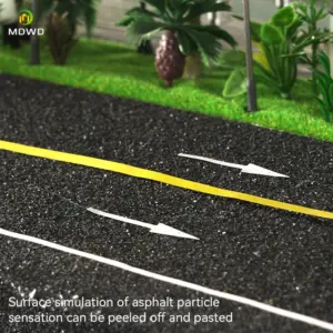 Model Railway Asphalt Tape 10cm x 2.5m 10 S526f8514d6a34b74b3edc479638db89d2