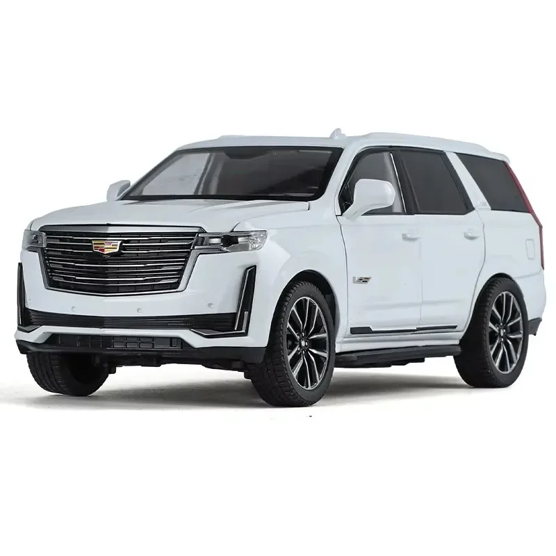White Cadillac Escalade Diecast Model 1:24 Scale 10 White Cadillac Escalade Diecast Model 1:24 Scale - Image 10