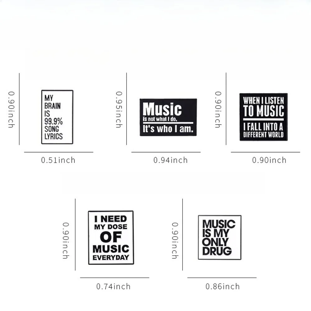 Music-Themed Alloy Brooch in Multiple Colors 2 Music-Themed Alloy Brooch in Multiple Colors - Image 2