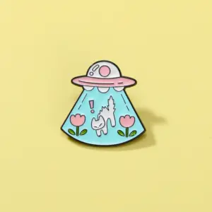 UFO Cat Enamel Brooch – Pastel Colors 9 S529d831bd76d49f886262e6fa9896325Z