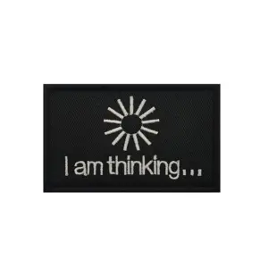 Contemplative Sunburst Embroidered Patch 8 S52a54d81520745bfb869972f769b51fbd