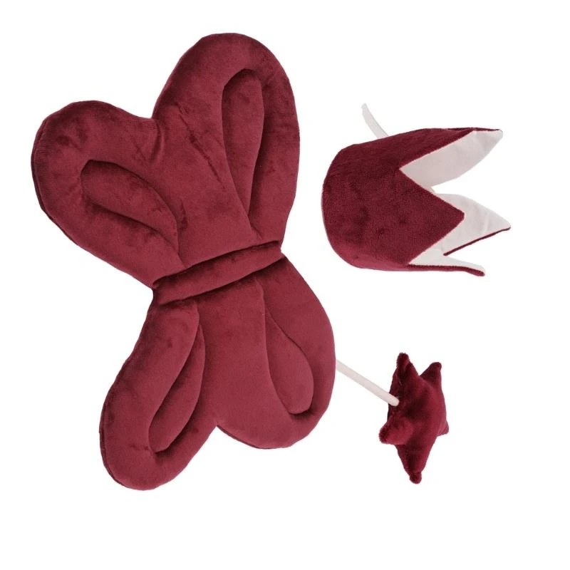 Children's Fairy Costume Props Set with Wings, Crown, and Wand 2 Children's Fairy Costume Props Set with Wings, Crown, and Wand - Image 2