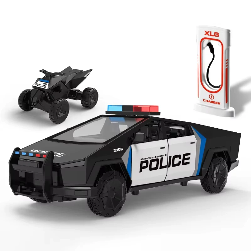 1:24 Scale Police Car Diecast Model 5 1:24 Scale Police Car Diecast Model - Image 5