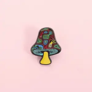 Colorful Mushroom Brooch Model XZ7413 6 S52f4b4738c7449ecbfc6a2e067f5237bA