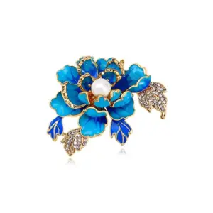 Elegant Enamel Peony Flower Brooch for Women 14 S5322130770fe4e1b9e07834dd78dca23K