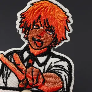 Chainsaw Man Embroidered Iron-On Patch 7 S532d9d27abd9464b95bf00e2fc98ac01F