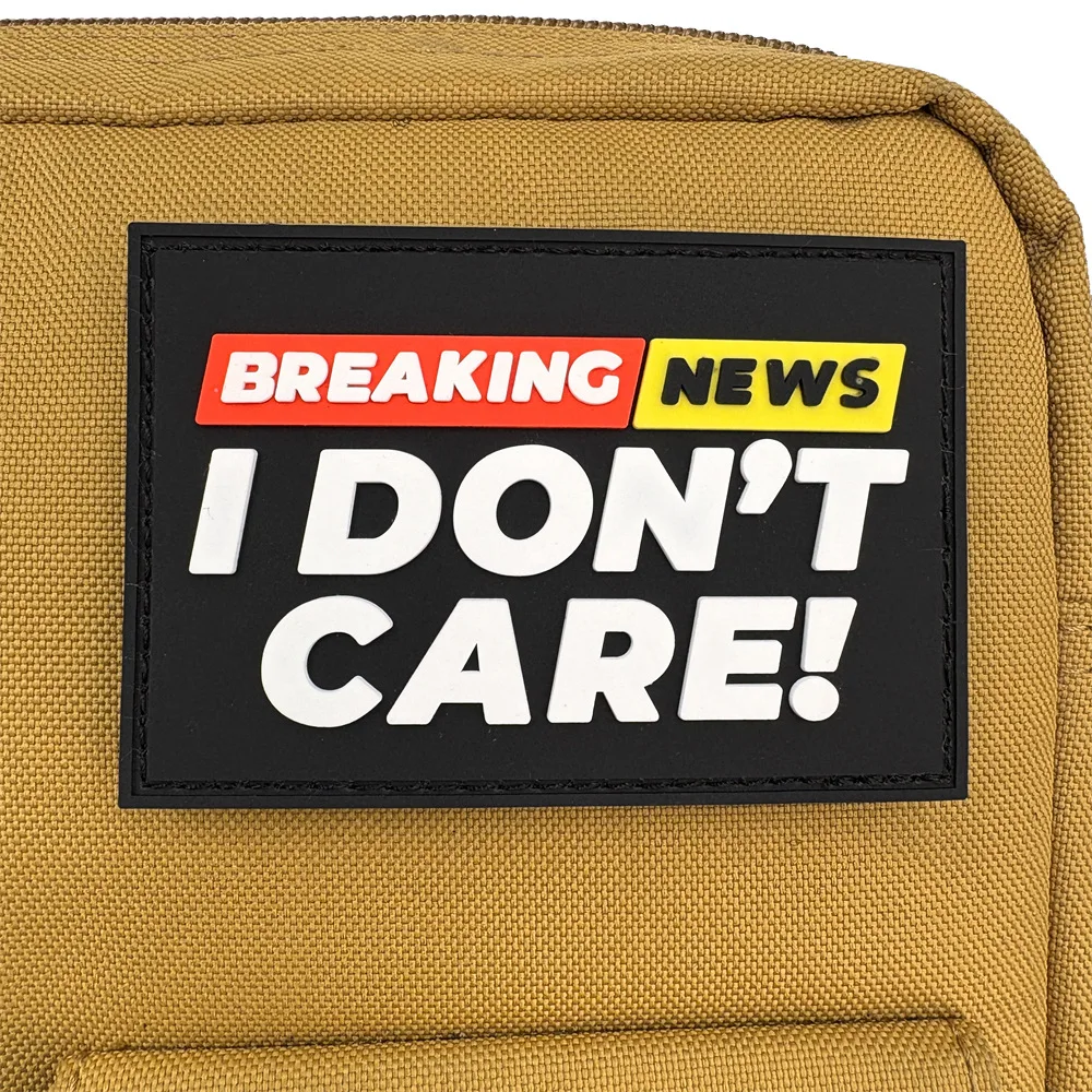 Bold Breaking News PVC Patch for Style 2 Bold Breaking News PVC Patch for Style - Image 2