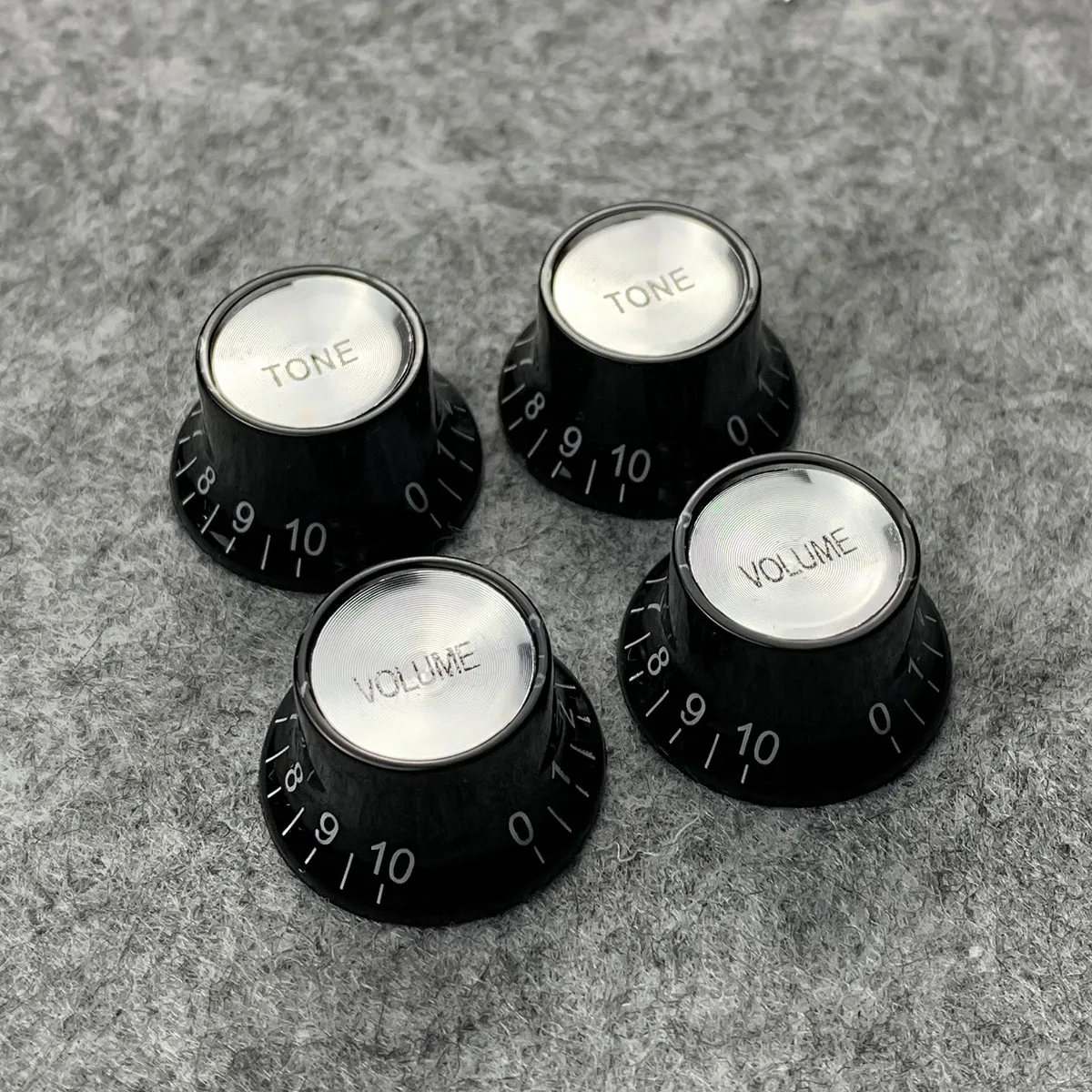 Stylish Top Hat Guitar Control Knobs Set 3 Stylish Top Hat Guitar Control Knobs Set - Image 3