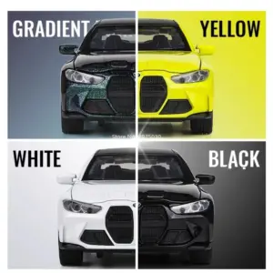 1:32 Scale BMW M4 Diecast Model in Yellow 11 S538371b0ab46448a8dcd314369bbcefeE