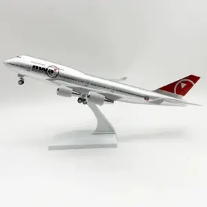 30cm Resin B747 Aircraft Model for Collectors 16 S53da07cf364c4e728cfbea1b5147c7f30