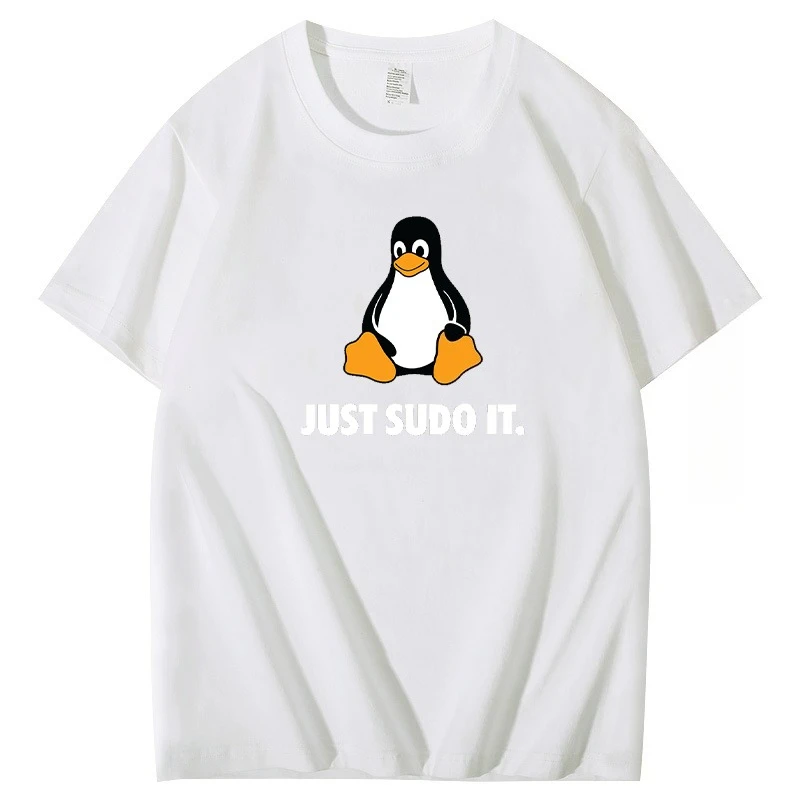 Black Penguin Minimalist T-shirt with Quote 5 Black Penguin Minimalist T-shirt with Quote - Image 5