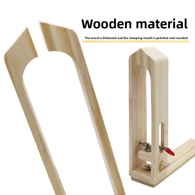 Handcrafted Wooden Leather Clamp Set 4 Handcrafted Wooden Leather Clamp Set - Image 4