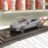 PARA 1:64 Scale E-tron GT Electric Sports Car Simulation Alloy Model Vehicle Toys Display Gifts Decoration Collection