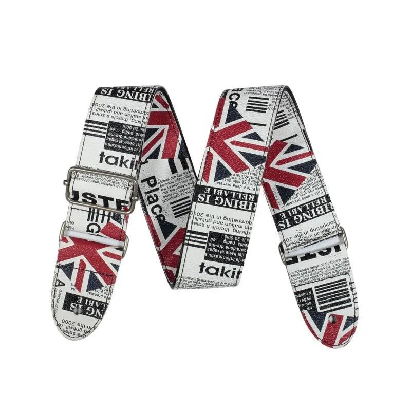 British Flag Guitar Strap with Urban Design 5 British Flag Guitar Strap with Urban Design - Image 5