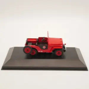 Vintage Red Jeep Willys Model for Collectors 9 S545431e0384746f0bda623b625f48d40g