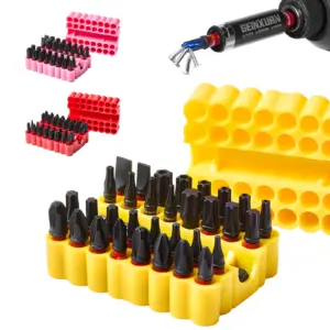 33-Piece Impact Screwdriver Bit Set for Professionals