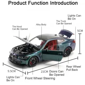1:24 Scale Diecast BMW 530Li Model 12 S5480986c682140f9ad5917840b706342e