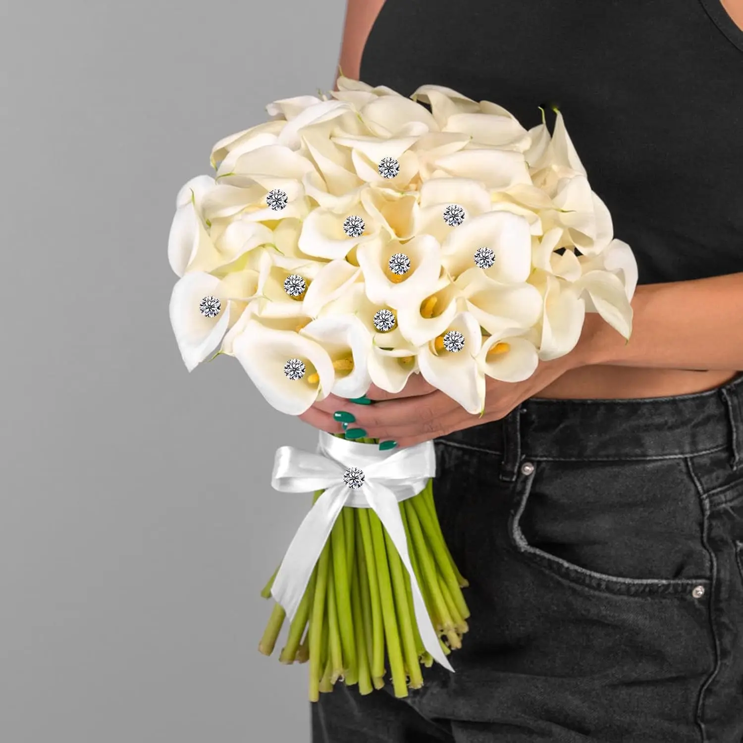 Elegant Clear Crystal Head Pins for Crafts 5 Elegant Clear Crystal Head Pins for Crafts - Image 5