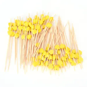 Bright Heart-Shaped Wooden Food Forks Set - Pack of 100 19 S54956e977bfb46869fe51dba973d7f2fS