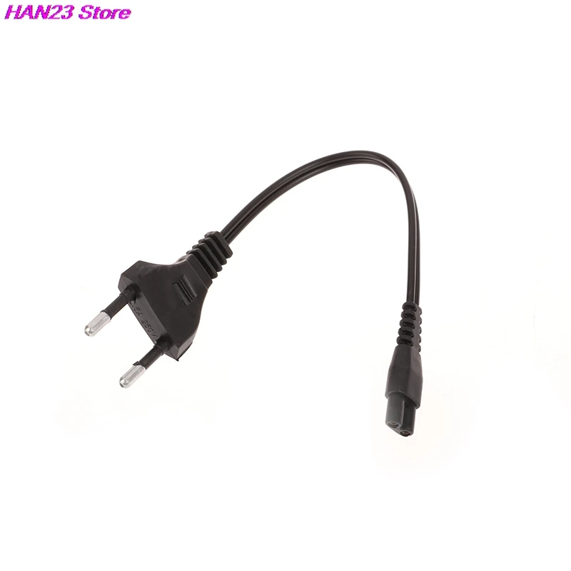 European Power Cord 12.3cm Dual-Hole Black 2 European Power Cord 12.3cm Dual-Hole Black - Image 2