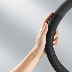 Suede Steering Wheel Cover for 38cm Wheels 11 S54a93e883a504d81abd042c3b466542bs