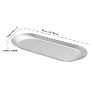 Stainless Steel Oval Serving Trays Set 17 S54b6d7294c4c44ee86fd8bbcaccd7c62q