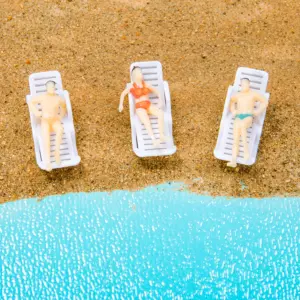 Miniature Beach Chairs Set for Dioramas 11 S54e1a77085ad4ed0bc383c3fcc60294bT