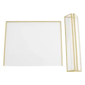 Gold Border Acrylic Sign Holder 10x15cm, 13x18cm, 15x21cm 15 S550460c9c6df4ea8a984568e069c7c205
