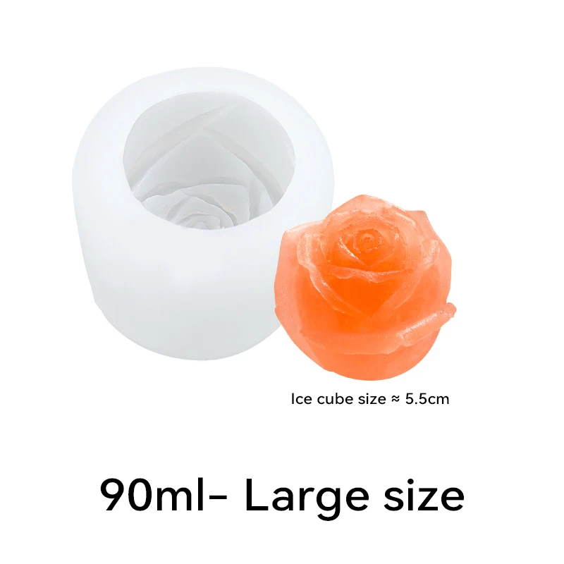Elegant Rose-Shaped Ice Mold for Drinks 7 Elegant Rose-Shaped Ice Mold for Drinks - Image 7
