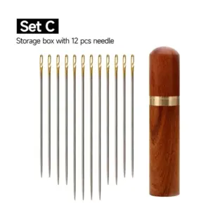Elegant Elderly Sewing Needle Set with Storage Container 19 S554808eb405a4218865e80552d1749a2N