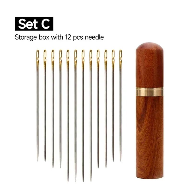 Elegant Elderly Sewing Needle Set with Storage Container 10 Elegant Elderly Sewing Needle Set with Storage Container - Image 10