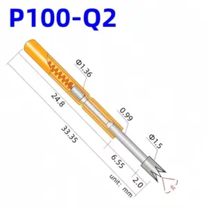 Precision Spring Test Probe P100-Q2 for Electronics 7 S5549acd481774506b06a81cb3ed9603c6