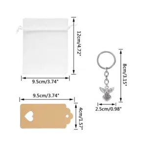 Elegant Angel Keychain Set with Gift Packaging 10 S554c696c86e149d083970f2dc74f86fed