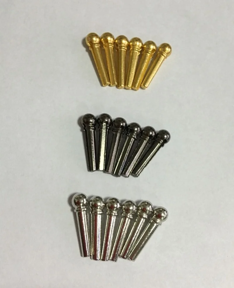 Metal Guitar Bridge Pins Set for Acoustic & Electric 4 Metal Guitar Bridge Pins Set for Acoustic & Electric - Image 4