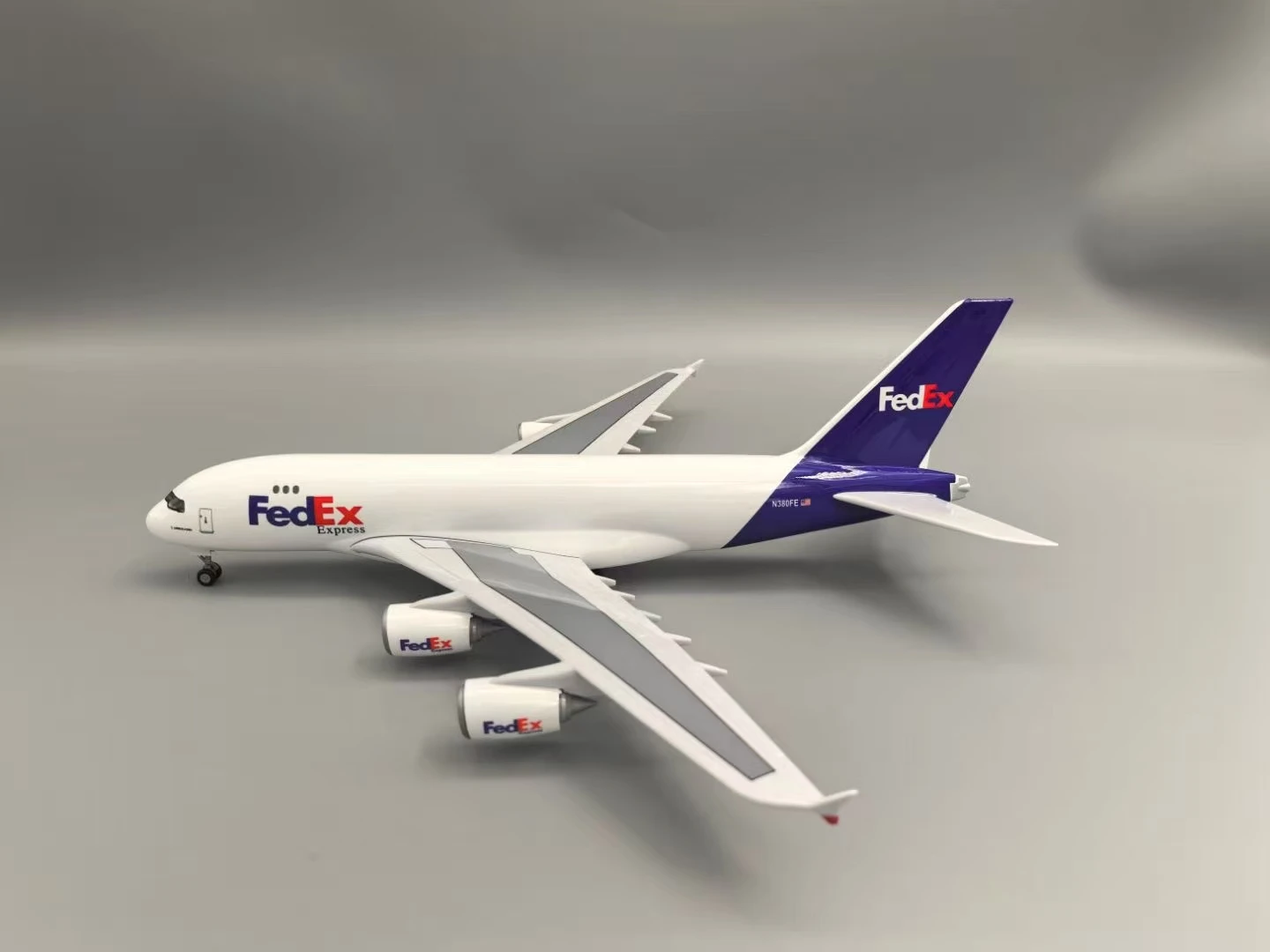 FedEx Airbus A380 Scale Model for Display 2 FedEx Airbus A380 Scale Model for Display - Image 2