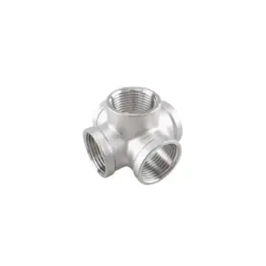 Stainless Steel 3-Way Pipe Fitting 1/4-2 Inch 7 S55a6e83d93a04fa684a9fdec770ee656v