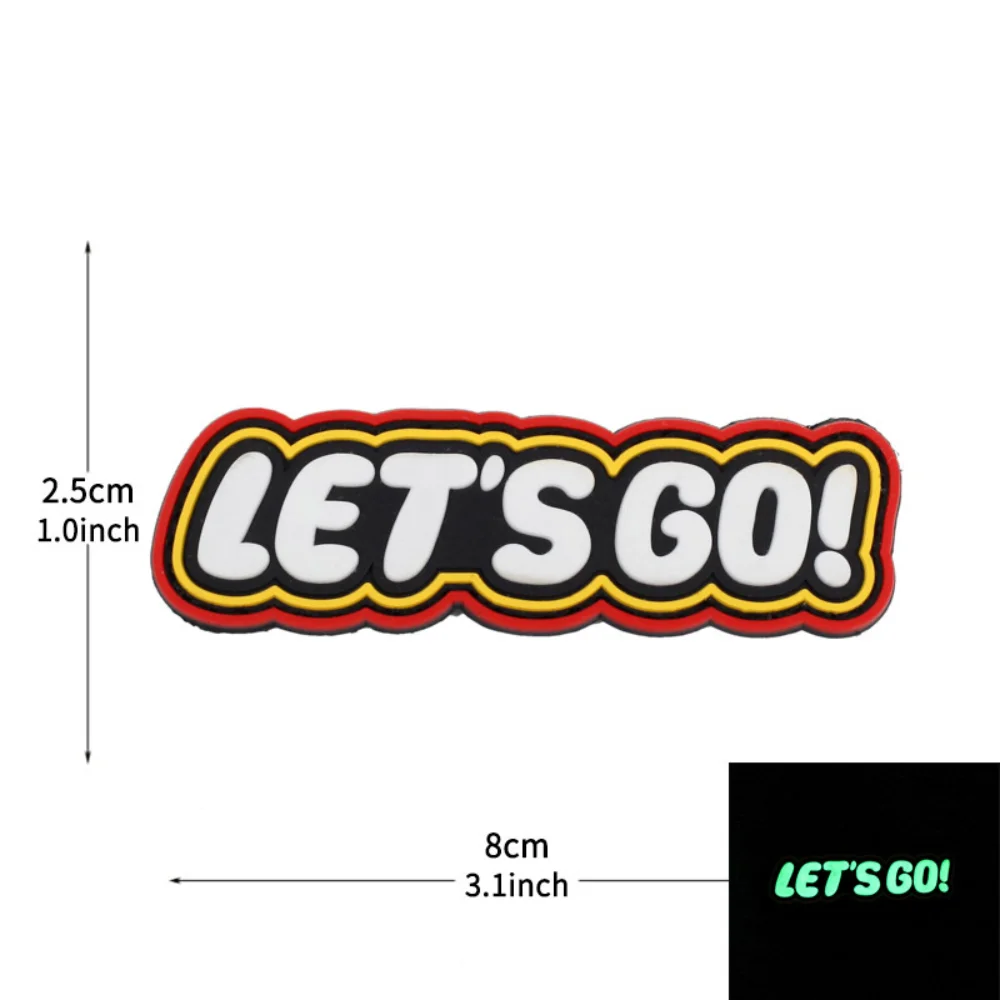 Let's Go PVC Luminous Patch 2.5x8cm 2 Let's Go PVC Luminous Patch 2.5x8cm - Image 2
