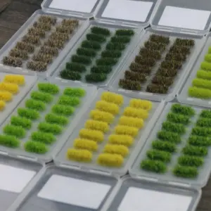 Miniature Nylon Grass Clusters for Dioramas 12 S55e5af1ed2894ae1a19bbd8511b7f150U