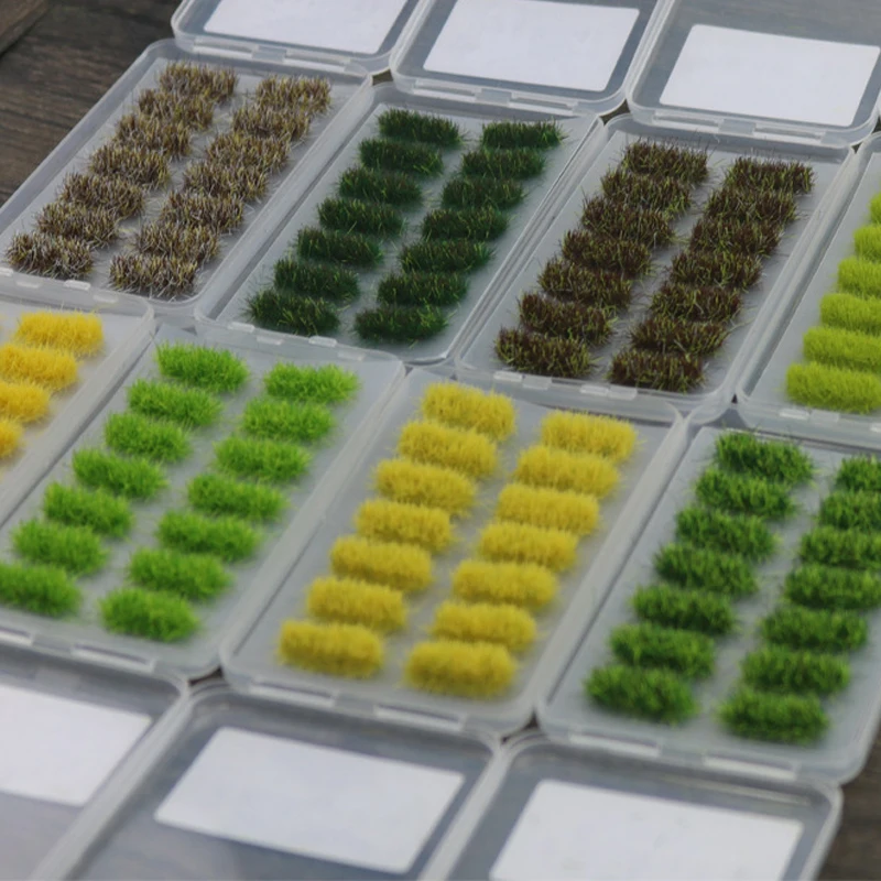 Miniature Nylon Grass Clusters for Dioramas 3 Miniature Nylon Grass Clusters for Dioramas - Image 3