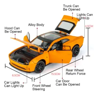 Dodge Challenger SRT Hellcat 1:32 Diecast Model 14 S55f604f03d53430b95fe0f91736e0d23T