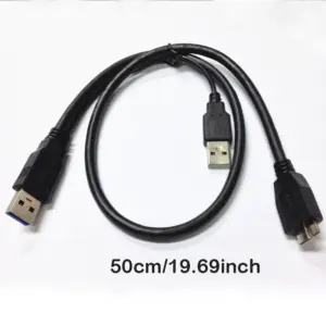 USB 3.0 Hard Drive Power & Data Cable 50cm 8 S5600bcc36ff8474ea26944edb3dedbaew