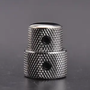 Dual Metal Control Knobs for Guitar and Bass 18 S56049f365ba74f2ebe9b26616541f29aQ