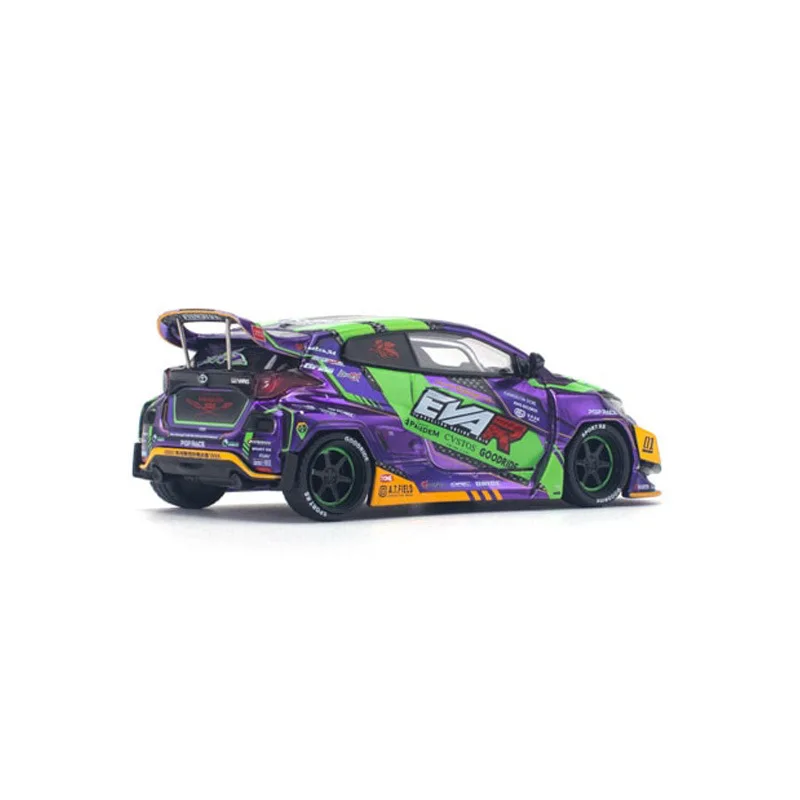 Vibrant Purple Toyota Yaris Diecast Model 3 Vibrant Purple Toyota Yaris Diecast Model - Image 3