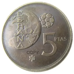 Vintage Spain 5 Pesetas Replica Coin 3 S5625e776dc254e33b10983452ed14a3e3